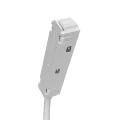Złącze Potrójne "T" Elektryczne do Szyny Multi Magnetic LL-BX Białe 1235 DomenoLED