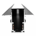 Szyna Multi Magnetic podtynkowa czarna LL-20D 100cm 1028 DomenoLED