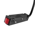 Złącze potrójne "T" elektryczne do szyny Multi Magnetic LL-BX Czarny 1234 DomenoLED