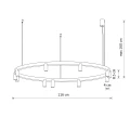 Lampa wisząca FOURTY  ROUND LED 12288 Nowodvorski