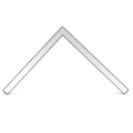 Lampa magnetyczna narożna DDCX-B12 24W 3000K 666 DomenoLED