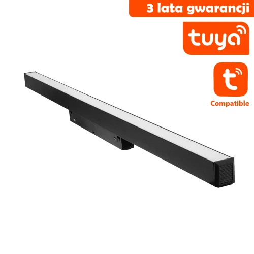 Linia LED Do Szyn Magnetycznych DDCX-FG600-TY TUYA 20W CCT Czarna 1302 DomenoLED