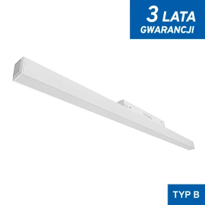 Linia Led do szyn magnetycznych biała 20W 3000K DDCX-FG600 - TYP B 1136 DomenoLED