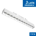 Lampa z diodami do szyn magnetycznych biała 12W 4000K DDCX-GS12-220 - TYP B 1133 DomenoLED