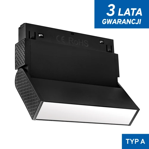 Lampa magnetyczna DDCX-B20 czarna 6W 3000K 1018 DomenoLED