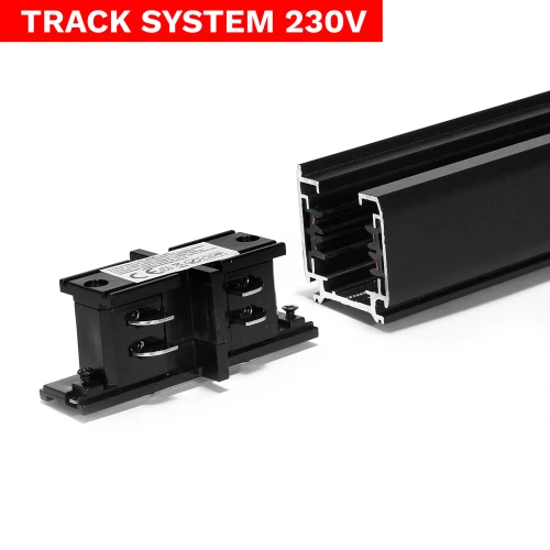 Łacznik prosty Track System LL-DX1 czarny 1528 DpmenoLED