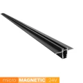 Szyna Magnetyczna podtynkowa UN5-D Micro Magnetic 300cm czarna 1550 DomenoLED