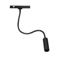 Elastyczna lampa do szyn magnetycznych UN5-YDL20 Micro Magnetic 3W 3000K czarna 1569 DomenoLED