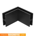 Narożnik wiszący dwustronny UN5-H-L Micro Magnetic 1556 DomenoLED
