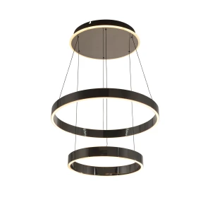 6072-305 Lampa wisząca podwójna MARLING czarny chrom Aviano Lighting
