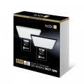 Plafon lampa sufitowa NIVERA kwadratowa biała LED 18W 3CCT IP54 Kobi