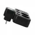 Rozgałęźnik LINEA PRO FL3 2gn+2USB/1USB-C 4000K czarny Kobi