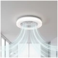  Plafon LED z wentylatorem VENTELUX 24W+15W 3CCT biały Kobi Windstar 