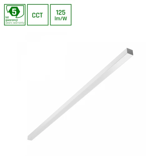 Lampa sufitowa natynkowa ALLDAY BASIC 30W/40W/50W 3CCT 230V 115st IP20 1503x42x37mm biała Spectrum