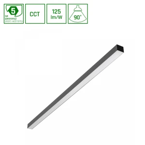 Lampa sufitowa natynkowa ALLDAY BASIC 20W/30W/40W 3CCT 230V 90st IP20 1203x42x37mm czarna Spectrum