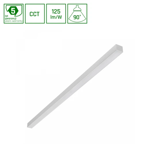 Lampa sufitowa natynkowa ALLDAY BASIC 10W/15W/20W 3CCT 230V 90st IP20 603x42x37mm biała Spectrum
