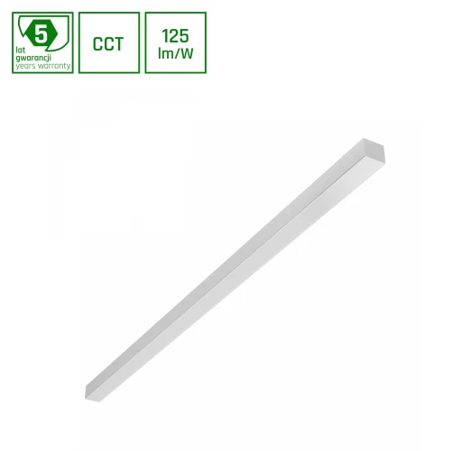Lampa sufitowa natynkowa ALLDAY BASIC 10W/15W/20W 3CCT 230V 115st IP20 603x42x37mm biała Spectrum