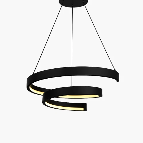 6032-0110 Lampa wisząca LED TOPPO czarna Aviano Lighting