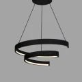6032-0110 Lampa wisząca LED TOPPO czarna Aviano Lighting