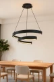 6032-0110 Lampa wisząca LED TOPPO czarna Aviano Lighting