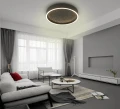 9002-102M Plafon Bordeaux czarny 40cm Aviano Lighting