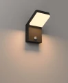 Kinkiet elewacyjny z czujnikiem ruchu FISS LED 20W 1130LM 3000K czarny IP66 W0472 MAXLIGHT