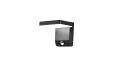 Kinkiet elewacyjny z czujnikiem ruchu LADIS LED 20W 984LM 3000K czarny IP65 W0471 MAXLIGHT