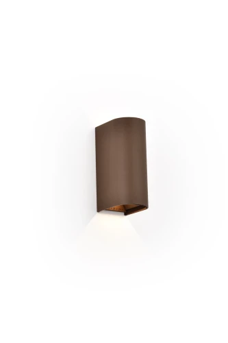 Kinkiet elewacyjny góra-dół BADIA LED 12W 331LM 3000K corten IP65 W0470 MAXLIGHT