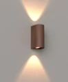Kinkiet elewacyjny góra-dół BADIA LED 12W 331LM 3000K corten IP65 W0470 MAXLIGHT
