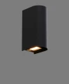 Kinkiet elewacyjny góra-dół BADIA LED 12W 331LM 3000K czarny IP65 W0469 MAXLIGHT