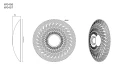 Kinkiet dekoracyjny MISAKI LED 6W 105LM 3000K czarny do przedpokoju W0456 MAXLIGHT