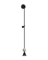Nowoczesny kinkiet BINGO LED 398LM 3000K 8W czarny z elementem skalnym trawertyn W0447 MAXLIGHT