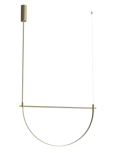 Lampa wisząca VICTORIA LED 30W 2179LM 3000K złota do salonu P0687 MAXLIGHT