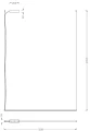 Lampa wisząca LONGI LED 38W 2109LM 3000K 150cm do jadalni P0680 MAXLIGHT