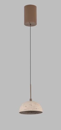 Lampa wisząca CUCCINA z kamiennym kloszem LED 375lm 3000K do jadalni P0666 MAXLIGHT