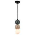 Dekoracyjna lampa wisząca ALICE gwint G9 z trzema dekoracyjnymi kulami MARBLE P0665 MAXLIGHT
