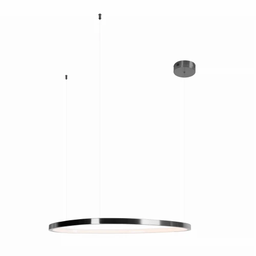 Lampa wisząca CAYENNE 80cm szczotkowana czarń do salonu 1732 LM 3000K P0662D MAXLIGHT