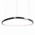 Lampa wisząca CAYENNE 80cm szczotkowana czarń do salonu 1732 LM 3000K P0662D MAXLIGHT