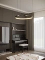 Lampa wisząca CAYENNE 60cm czarny LED 1420 LM 3000K do jadalni P0661D MAXLIGHT