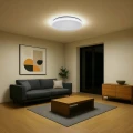 Plafon LED PIRIUS 80cm, 100W okrągły z pilotem 313522 Goldlux