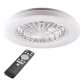 Plafon LED LIBYA 48W (24W+24W) 3000-6500K + wentylator 15W z pilotem IR 325792 Goldlux