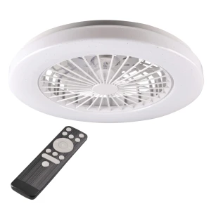 Plafon LED LIBYA 48W (24W+24W) 3000-6500K + wentylator 15W z pilotem IR 325792 Goldlux