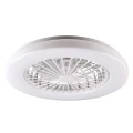 Plafon LED LIBYA 48W (24W+24W) 3000-6500K + wentylator 15W z pilotem IR 325792 Goldlux