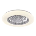 Plafon LED LIBYA 48W (24W+24W) 3000-6500K + wentylator 15W z pilotem IR 325792 Goldlux
