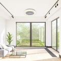 Plafon LED LIBYA 48W (24W+24W) 3000-6500K + wentylator 15W z pilotem IR 325792 Goldlux