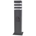 Lampa zewnętrzna TEKSAS stojąca 44cm z gniazdem~230V E27 grafit 327970 Goldlux
