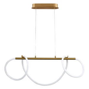 Lampa wisząca LED EMMA złota 4000K 38w 4450lm 327987 Goldlux