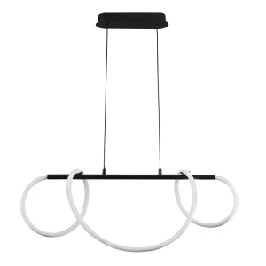 Lampa wisząca LED EMMA czarna 4000K 38w 4450lm 329080 Goldlux