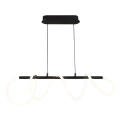 Lampa wisząca LED EMMA czarna 4000K 38w 4450lm 329080 Goldlux