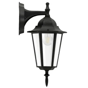 Kinkiet zewnętrzny LIGURIA dół czarny E27 201935 Goldlux